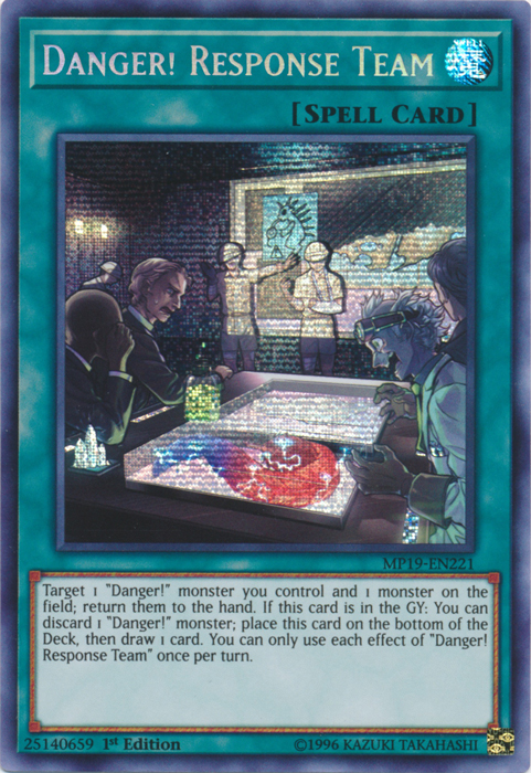 Danger! Response Team [MP19-EN221] Prismatic Secret Rare | Cracking-Singles