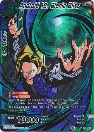 Android 18, Bionic Blitz (SPR) [BT9-099] | Cracking-Singles