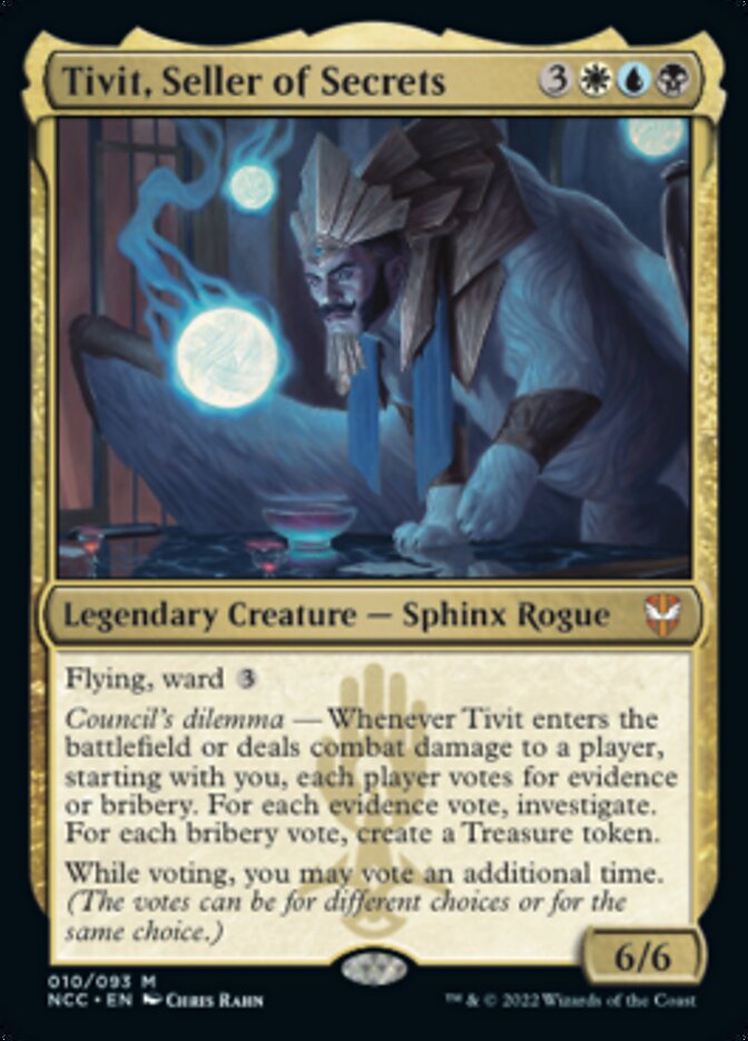 Tivit, Seller of Secrets [Streets of New Capenna Commander] | Cracking-Singles