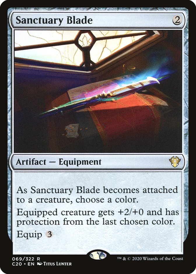 Sanctuary Blade [Commander 2020] | Cracking-Singles