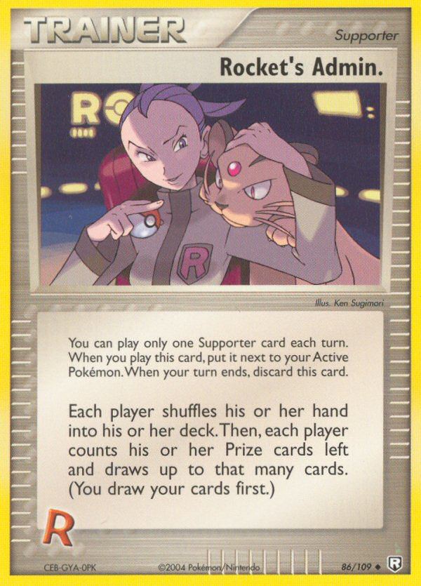 Rocket's Admin. (86/109) [EX: Team Rocket Returns] | Cracking-Singles