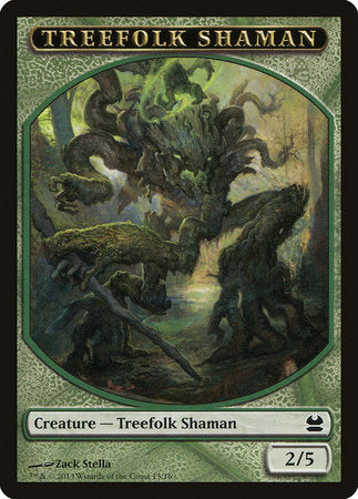 Treefolk Shaman Token [Modern Masters Tokens] | Cracking-Singles