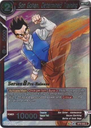 Son Gohan, Determined Training [BT8-005_PR] | Cracking-Singles