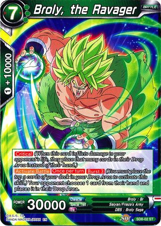 Broly, the Ravager (Starter Deck - Rising Broly) [SD8-02] | Cracking-Singles