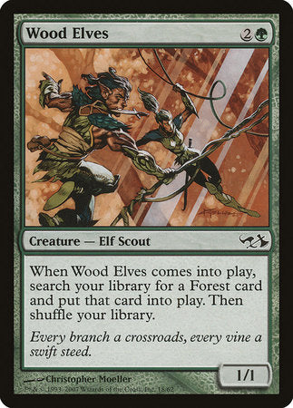 Wood Elves [Duel Decks: Elves vs. Goblins] | Cracking-Singles