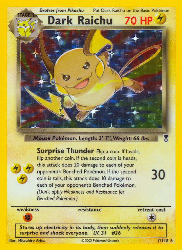 Dark Raichu (7/110) (WotC) (Theme Deck Exclusive) [Legendary Collection] | Cracking-Singles