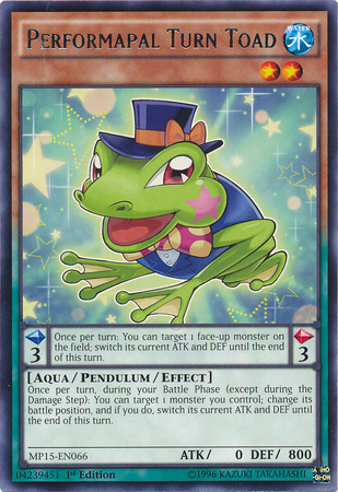 Performapal Turn Toad [MP15-EN066] Rare | Cracking-Singles