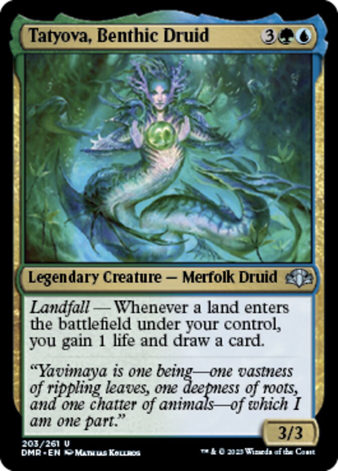 Tatyova, Benthic Druid [Dominaria Remastered] | Cracking-Singles