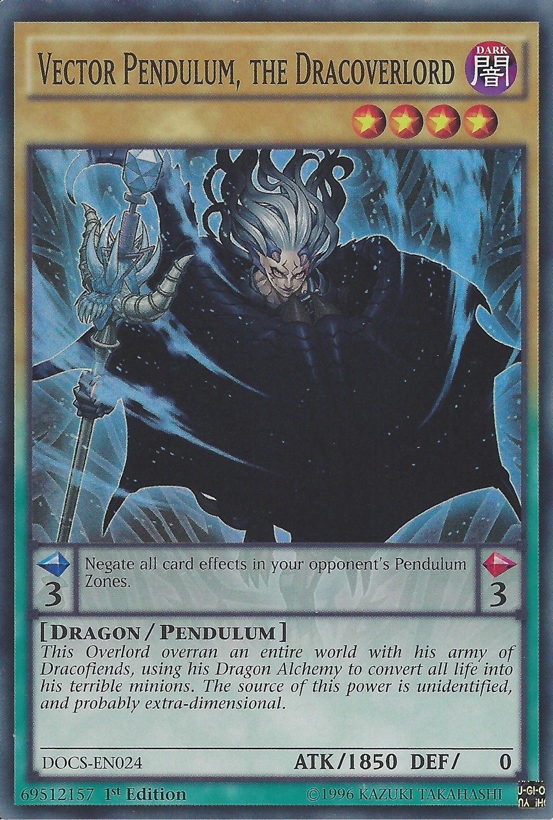 Vector Pendulum, the Dracoverlord [DOCS-EN024] Super Rare | Cracking-Singles