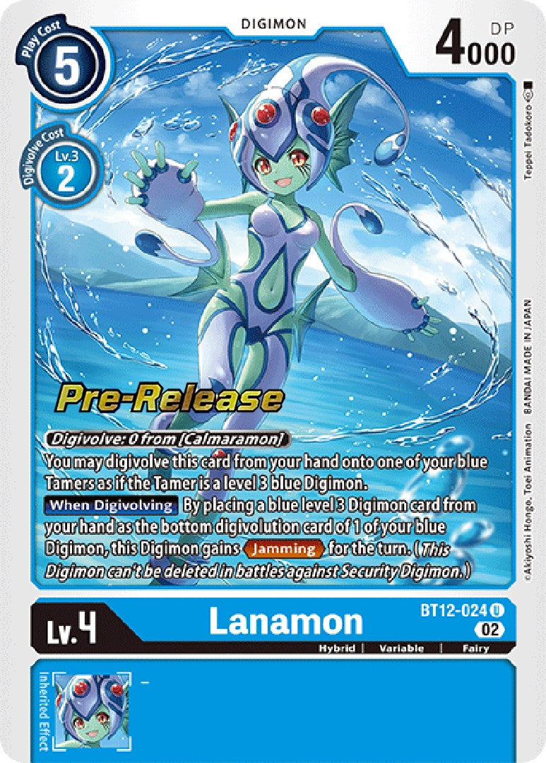 Lanamon [BT12-024] [Across Time Pre-Release Cards] | Cracking-Singles