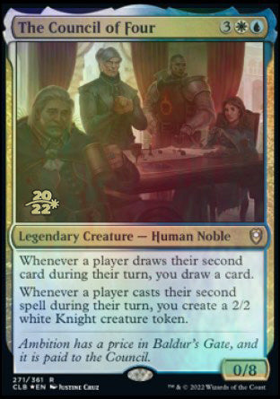 The Council of Four [Commander Legends: Battle for Baldur's Gate Prerelease Promos] | Cracking-Singles