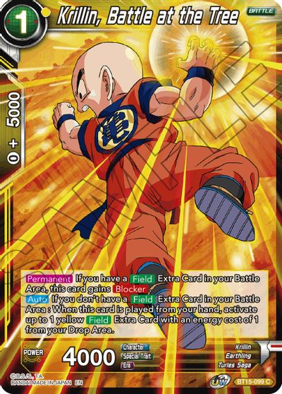 Krillin, Battle at the Tree [BT15-099] | Cracking-Singles