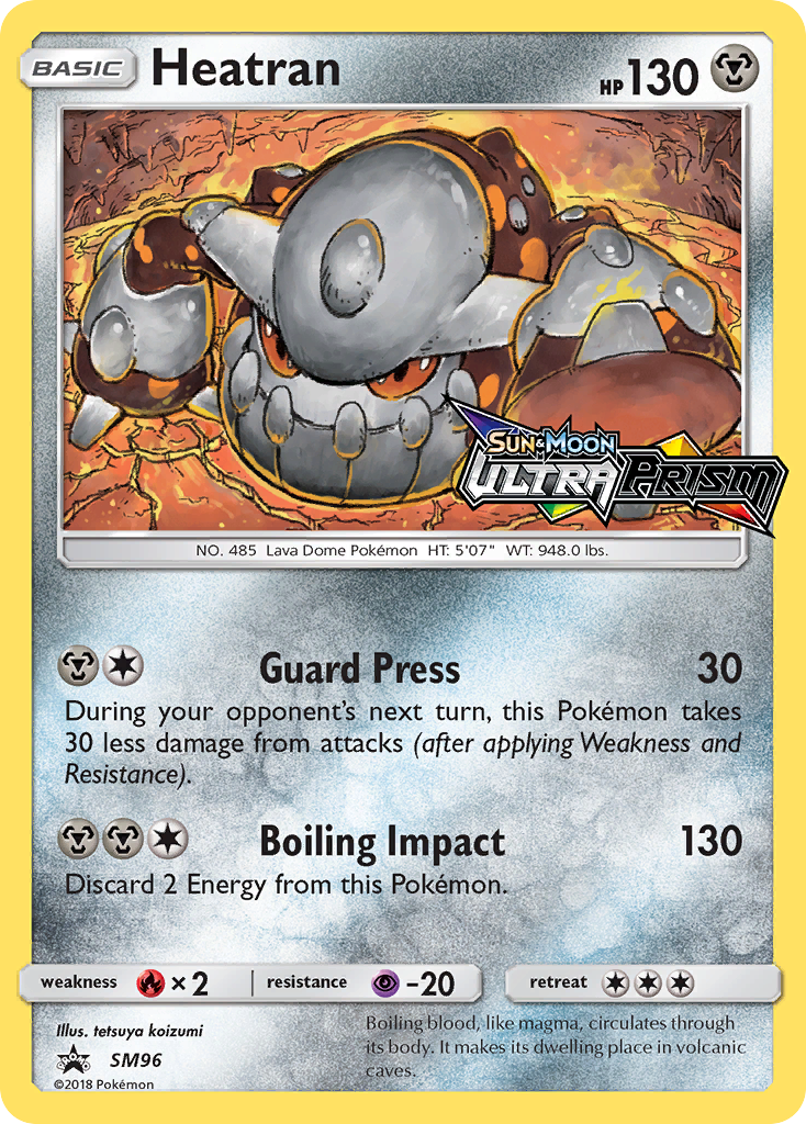 Heatran (SM96) [Sun & Moon: Black Star Promos] | Cracking-Singles