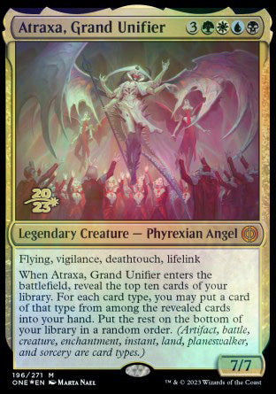 Atraxa, Grand Unifier [Phyrexia: All Will Be One Prerelease Promos] | Cracking-Singles