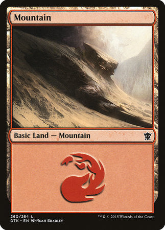 Mountain (260) [Dragons of Tarkir] | Cracking-Singles