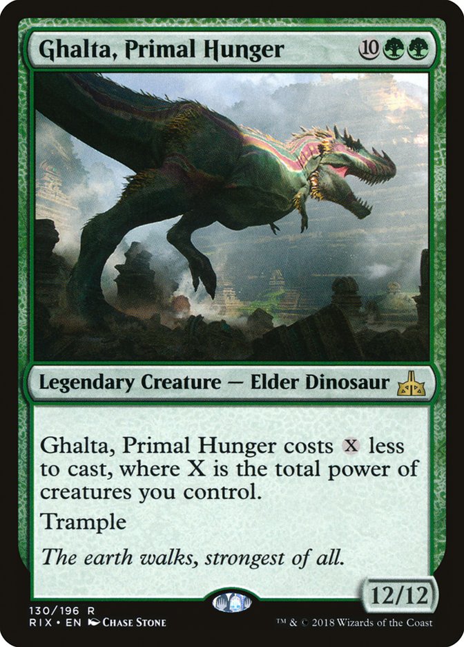 Ghalta, Primal Hunger [Rivals of Ixalan] | Cracking-Singles