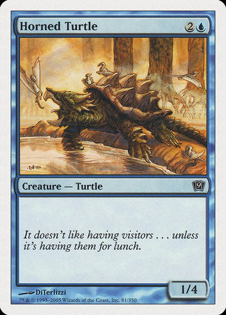 Horned Turtle [Ninth Edition] | Cracking-Singles