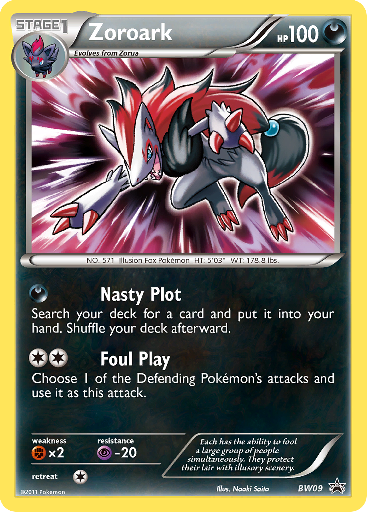 Zoroark (BW09) [Black & White: Black Star Promos] | Cracking-Singles