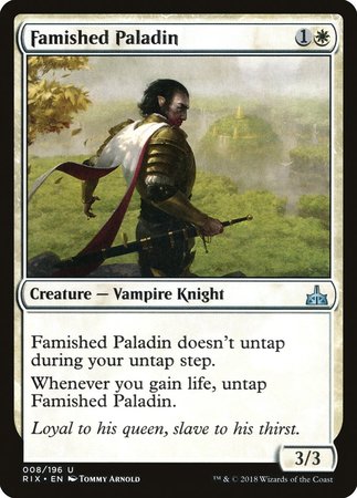 Famished Paladin [Rivals of Ixalan] | Cracking-Singles