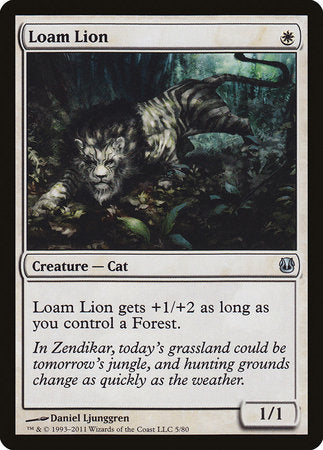 Loam Lion [Duel Decks: Ajani vs. Nicol Bolas] | Cracking-Singles