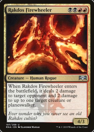 Rakdos Firewheeler [Ravnica Allegiance] | Cracking-Singles