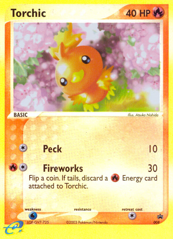 Torchic (008) [Nintendo: Black Star Promos] | Cracking-Singles