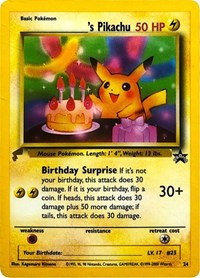 Pikachu (24) (Birthday) [Pikachu World Collection Promos] | Cracking-Singles