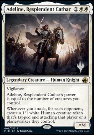 Adeline, Resplendent Cathar (Promo Pack) [Innistrad: Midnight Hunt Promos] | Cracking-Singles