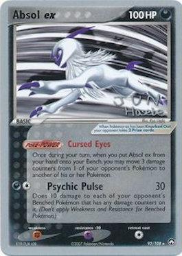 Absol ex (92/108) (Flyvees - Jun Hasebe) [World Championships 2007] | Cracking-Singles