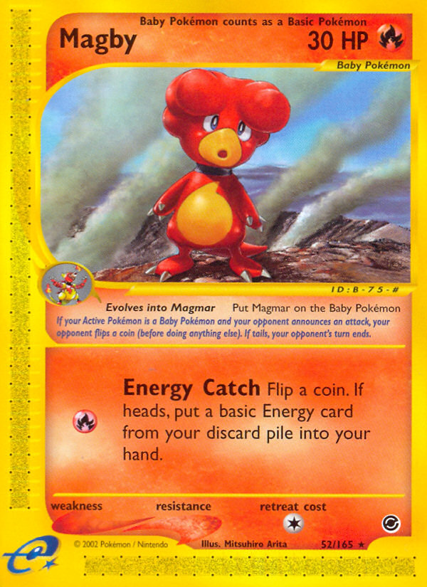 Magby (52/165) [Expedition: Base Set] | Cracking-Singles