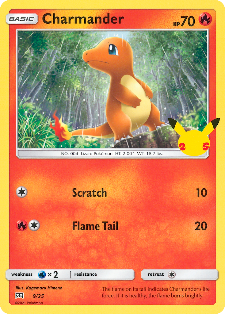 Charmander (9/25) [McDonald's 25th Anniversary] | Cracking-Singles