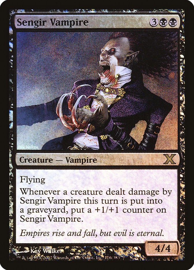 Sengir Vampire (Premium Foil) [Tenth Edition] | Cracking-Singles