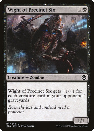 Wight of Precinct Six [Iconic Masters] | Cracking-Singles