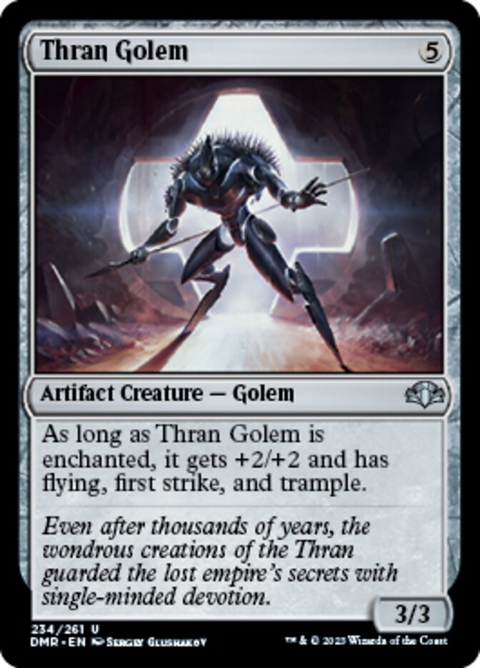 Thran Golem [Dominaria Remastered] | Cracking-Singles