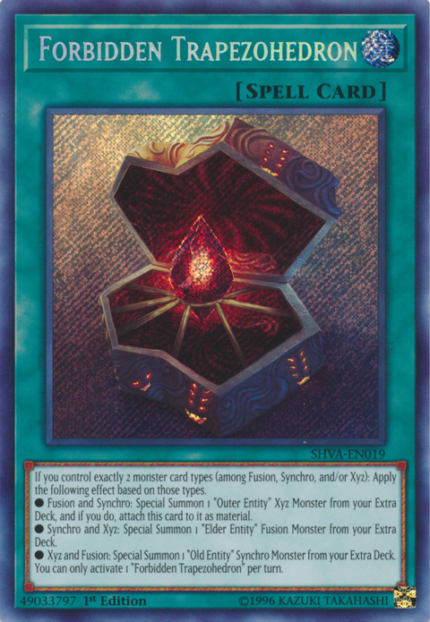 Forbidden Trapezohedron [SHVA-EN019] Secret Rare | Cracking-Singles