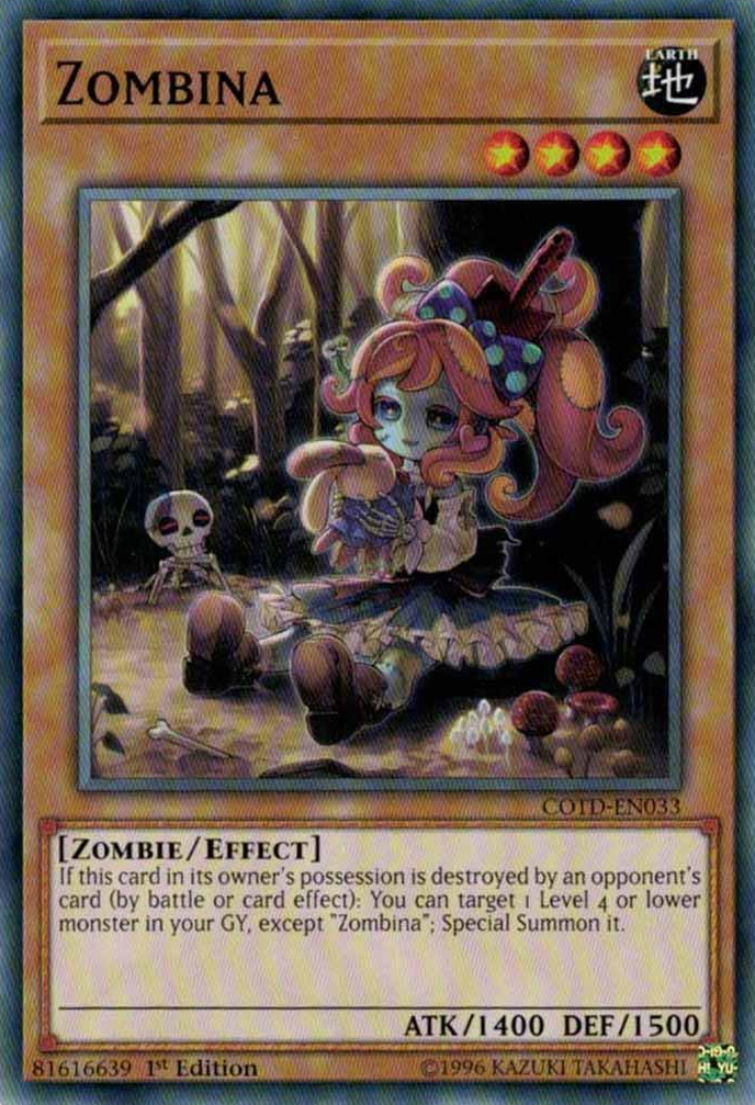 Zombina [COTD-EN033] Common | Cracking-Singles