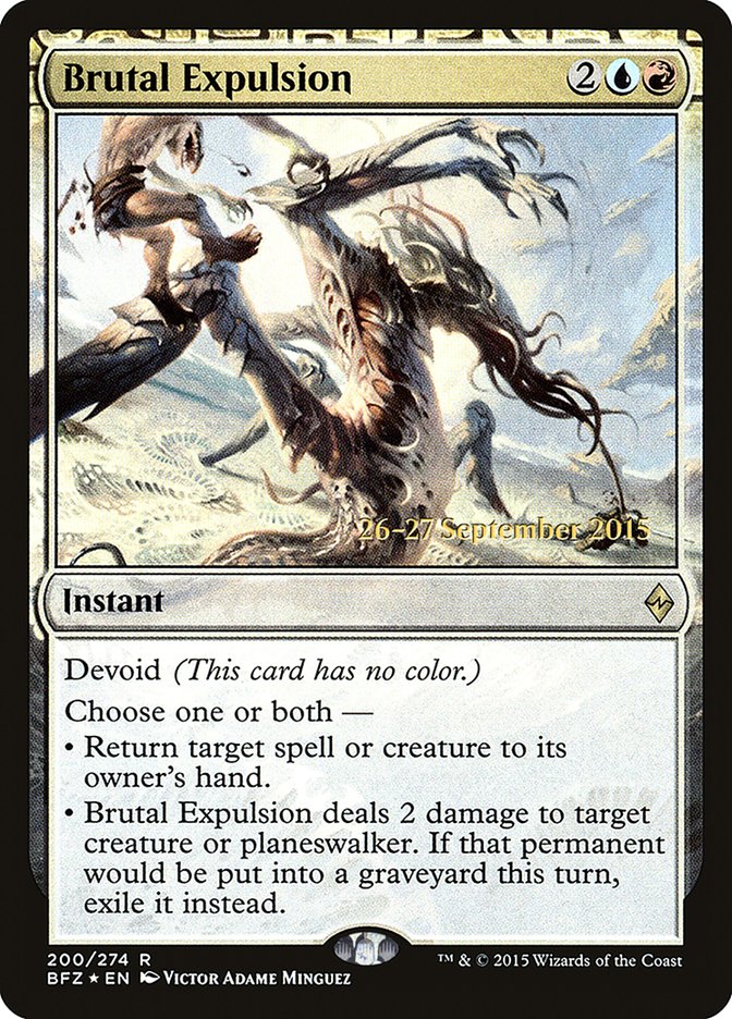 Brutal Expulsion  [Battle for Zendikar Prerelease Promos] | Cracking-Singles