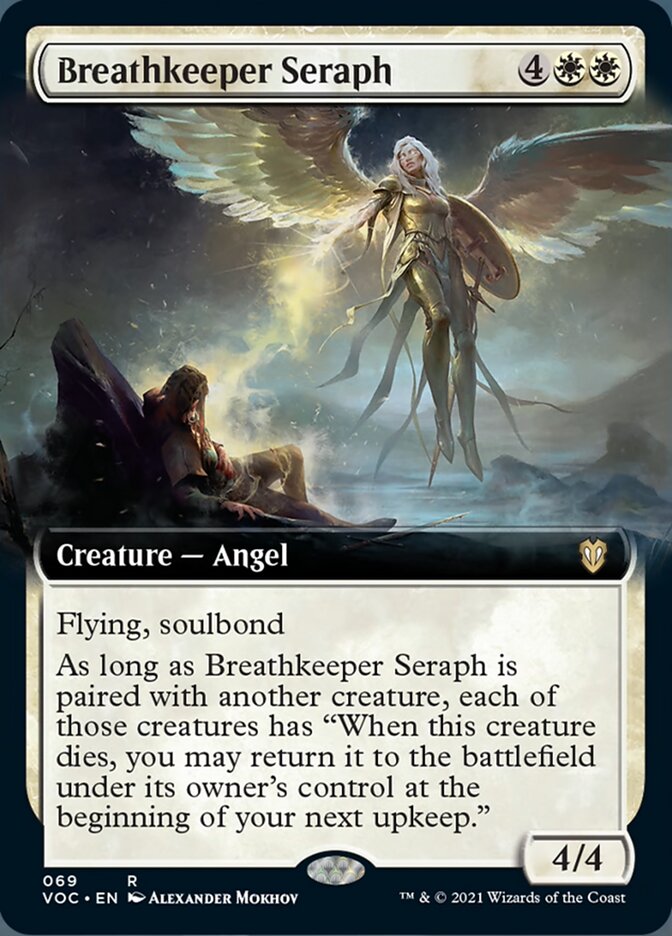 Breathkeeper Seraph (Extended) [Innistrad: Crimson Vow Commander] | Cracking-Singles