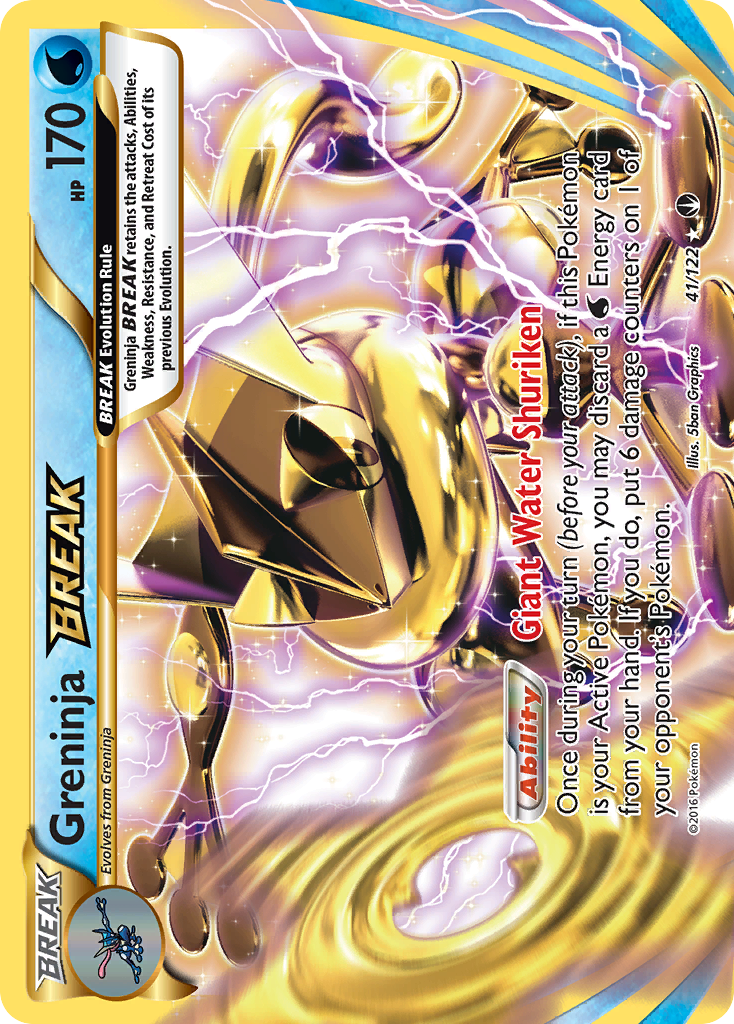 Greninja BREAK (41/122) [XY: BREAKpoint] | Cracking-Singles