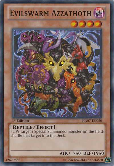 Evilswarm Azzathoth [HA07-EN050] Super Rare | Cracking-Singles