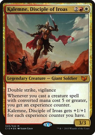 Kalemne, Disciple of Iroas (Oversized) [Commander 2015 Oversized] | Cracking-Singles