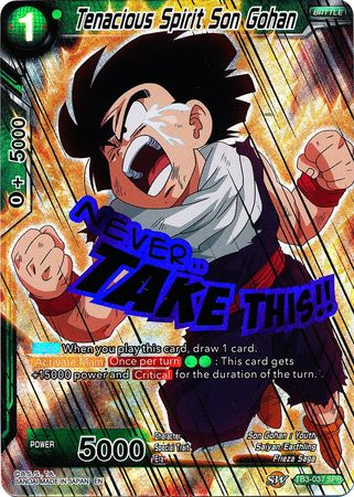 Tenacious Spirit Son Gohan (SPR) [TB3-037_SPR] | Cracking-Singles