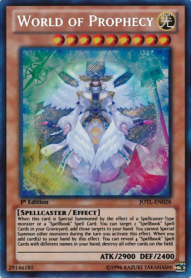 World of Prophecy [JOTL-EN028] Secret Rare | Cracking-Singles