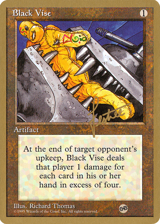 Black Vise (Bertrand Lestree) (SB) [Pro Tour Collector Set] | Cracking-Singles