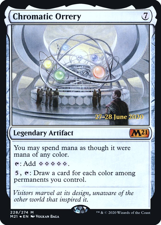 Chromatic Orrery  [Core Set 2021 Prerelease Promos] | Cracking-Singles