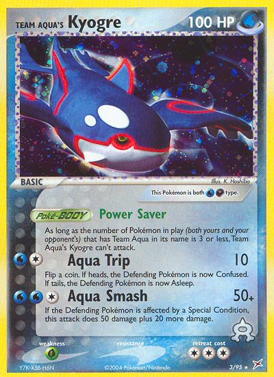 Team Aqua's Kyogre (3/95) [EX: Team Magma vs Team Aqua] | Cracking-Singles