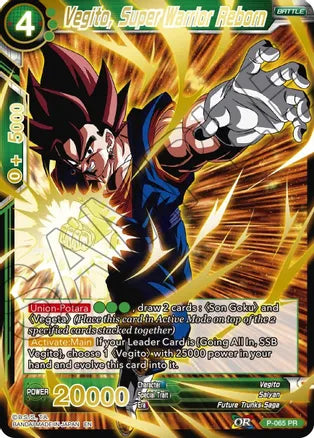 Vegito, Super Warrior Reborn (Gold Stamped) [P-065] | Cracking-Singles