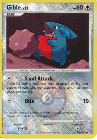 Gible (106/147) (Championship Promo) [Platinum: Supreme Victors] | Cracking-Singles