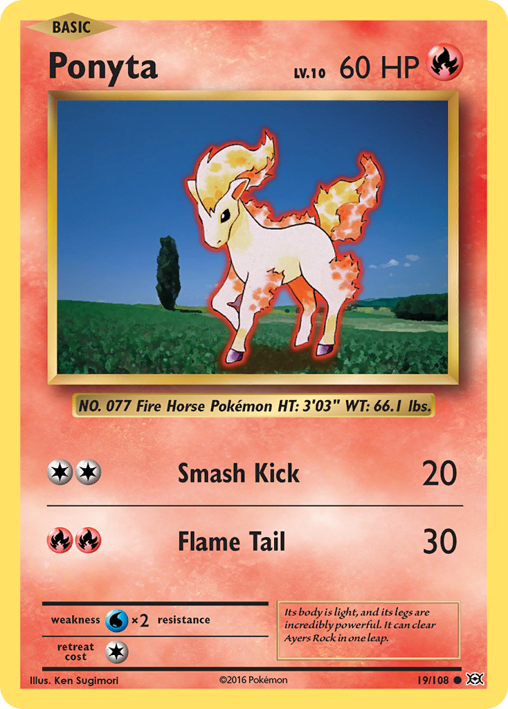 Ponyta (19/108) [XY: Evolutions] | Cracking-Singles