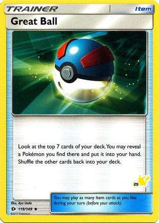 Great Ball (119/149) (Pikachu Stamp #29) [Battle Academy 2020] | Cracking-Singles